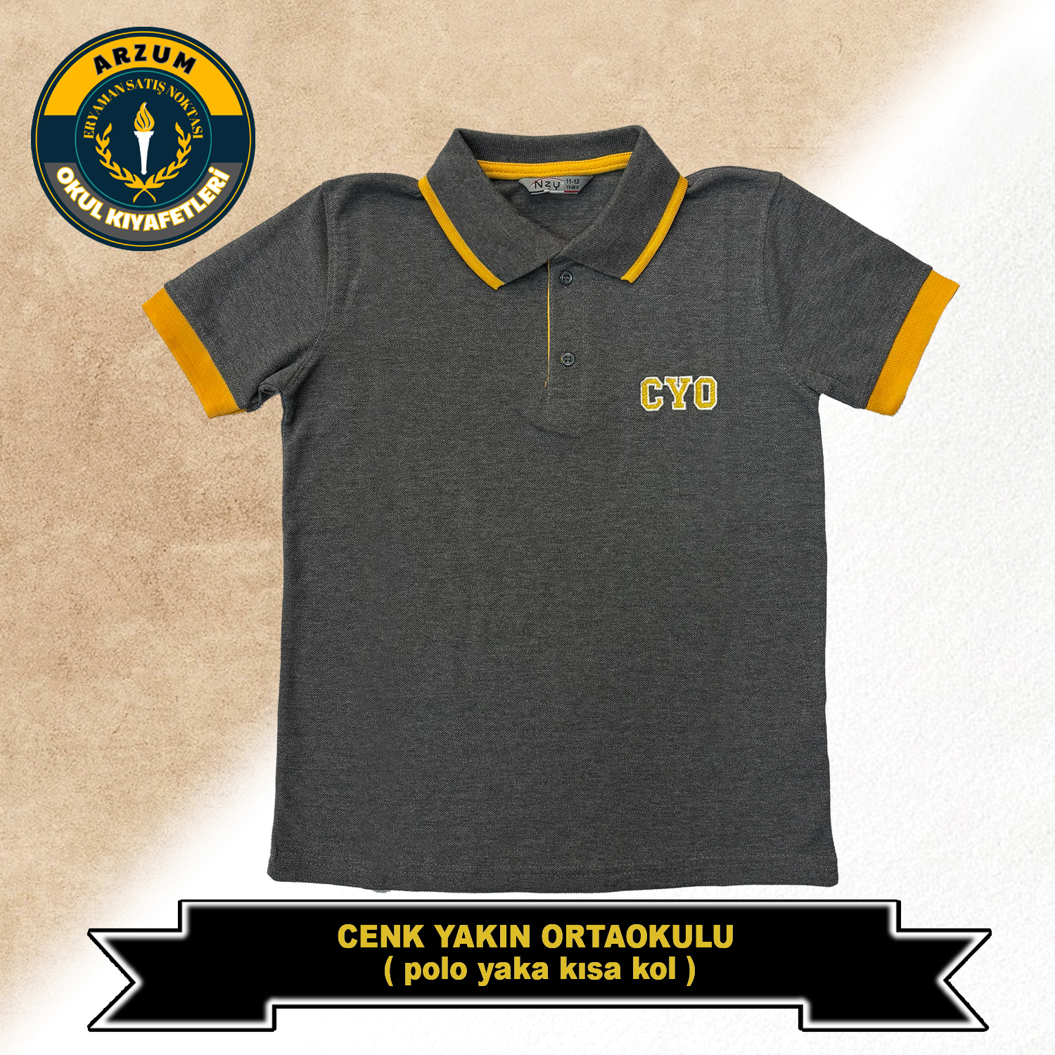 Eryaman Cenk Yakın Ortaokulu Polo Yaka Kısa Kol