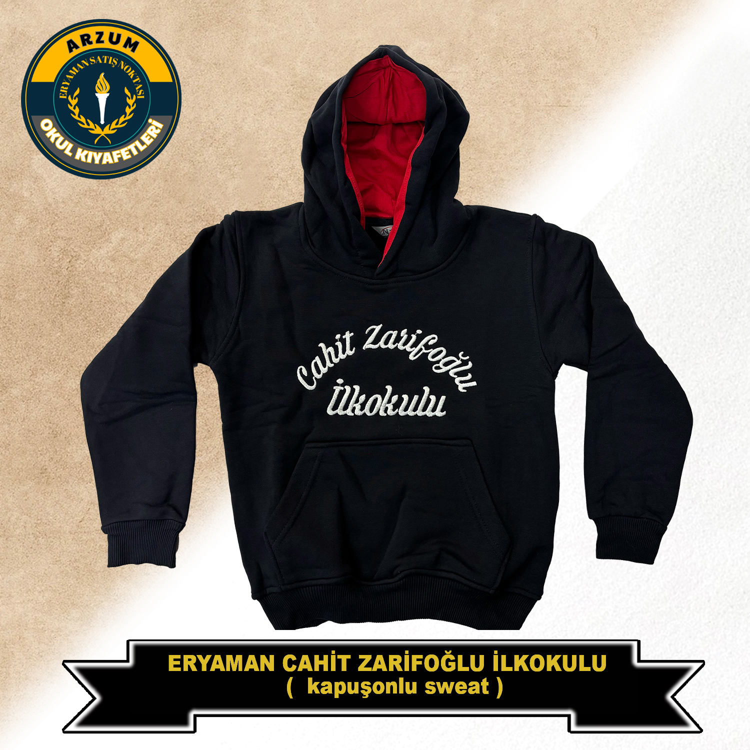 Eryaman Cahit Zarifoğlu İlkokulu Kapuşonlu Sweat