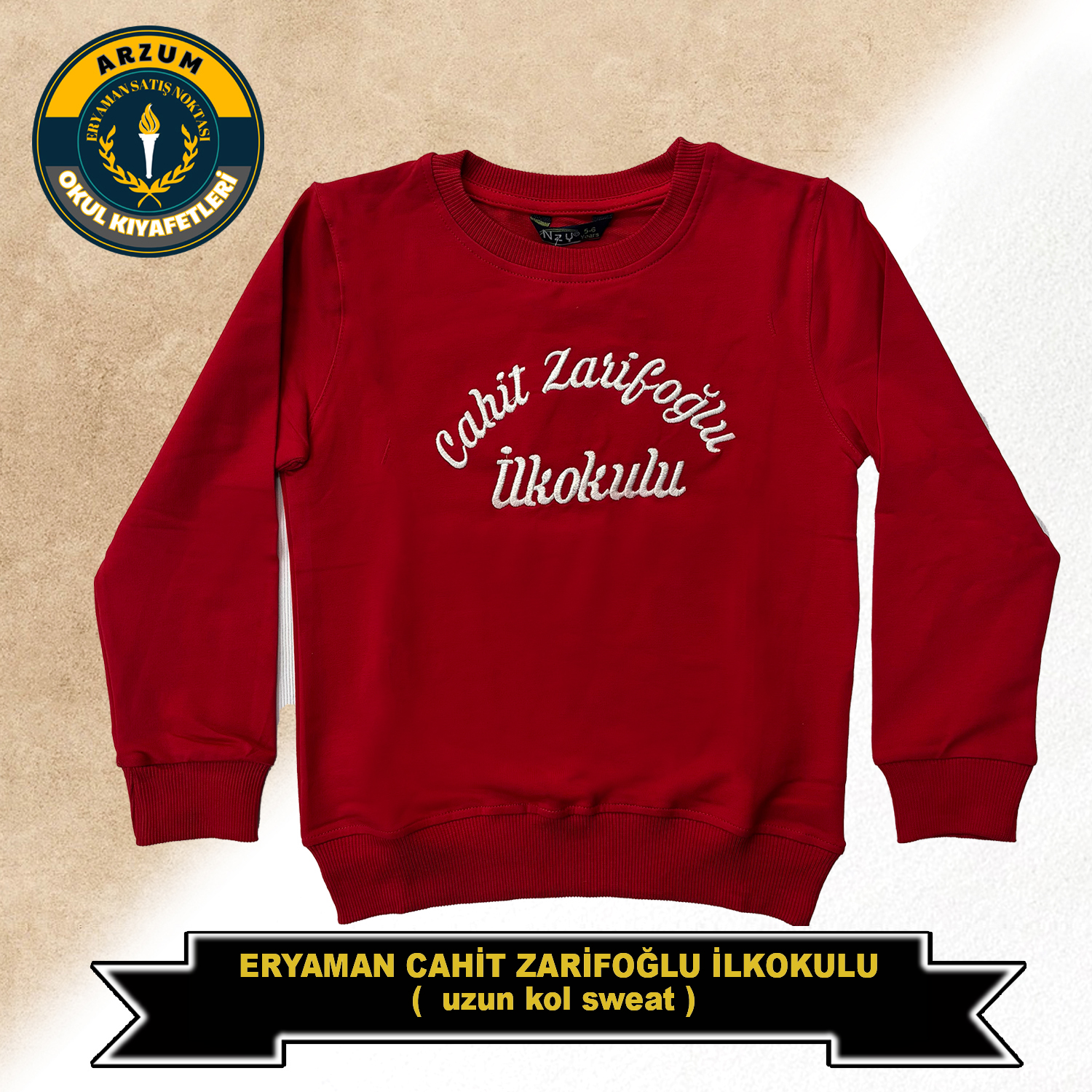 Eryaman Cahit Zarifoğlu İlkokulu Uzun Kol Sweat