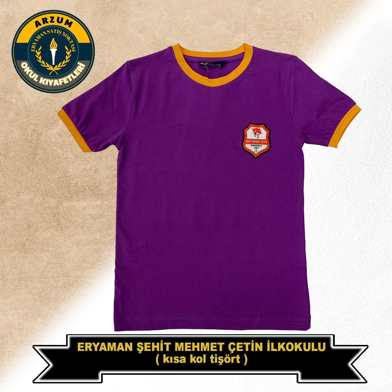 Eryaman Şehit Mehmet Çetin İlkokulu Kısa Kol Tişört