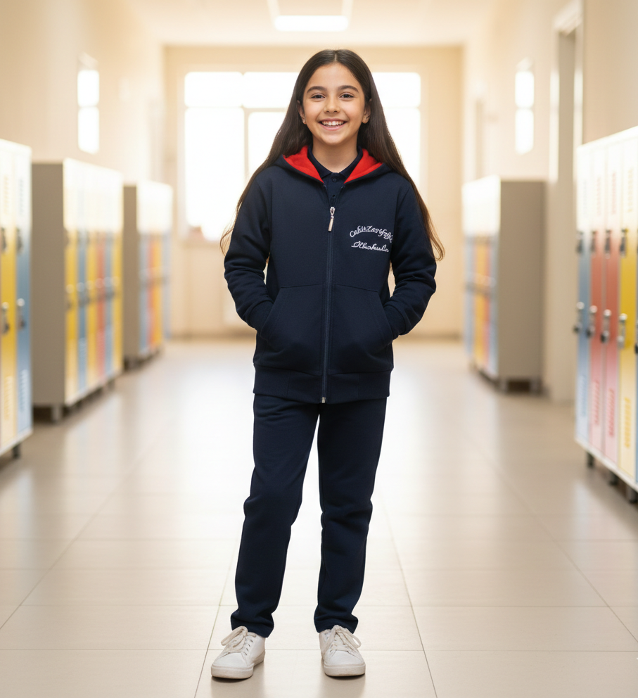 Eryaman Cahit Zarifoğlu İlkokulu Tek Eşofman Üstü