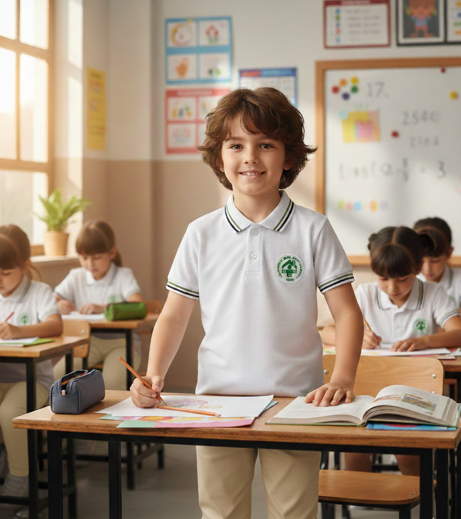 Eryaman Emel Önal İlkokulu Polo Yaka Kısa Kol