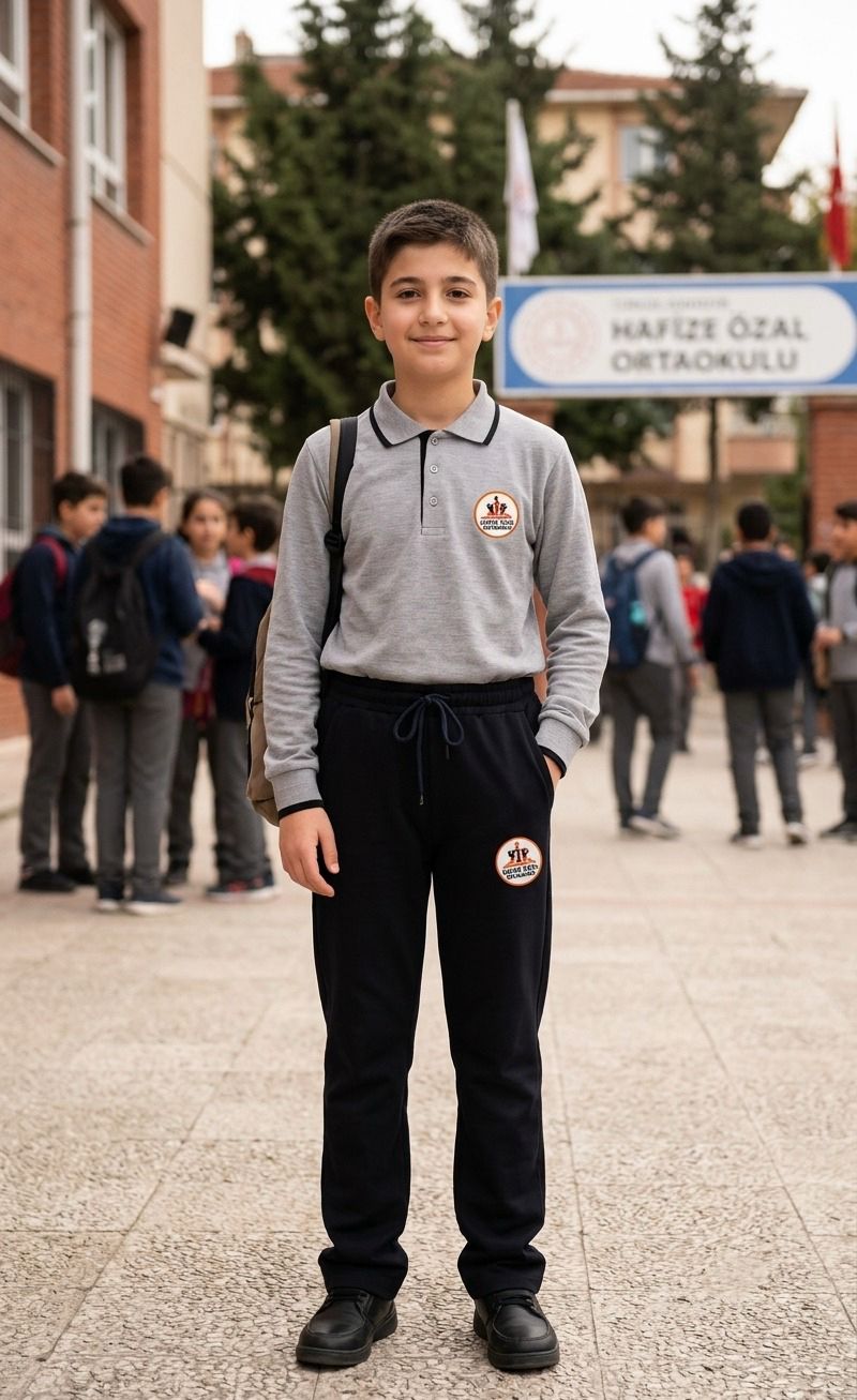 Hafize Özal Ortaokulu Kışlık Alt Eşofman